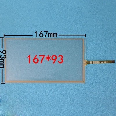 6.95'' inch 167*93mm 167x93mm 4 Wire Resistive Touch Screen Panel Digitizer Glass