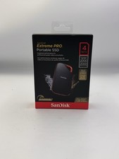 Image of SanDisk Extreme PRO 4TB Portable SSD USB C Black Orange (SDSSDE81-4T00-G25)
