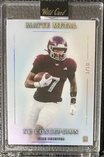 KC CONCEPCION ~ 2026 Wild Card Matte Metal Rookie #/10 New Release Sealed. rookie card picture