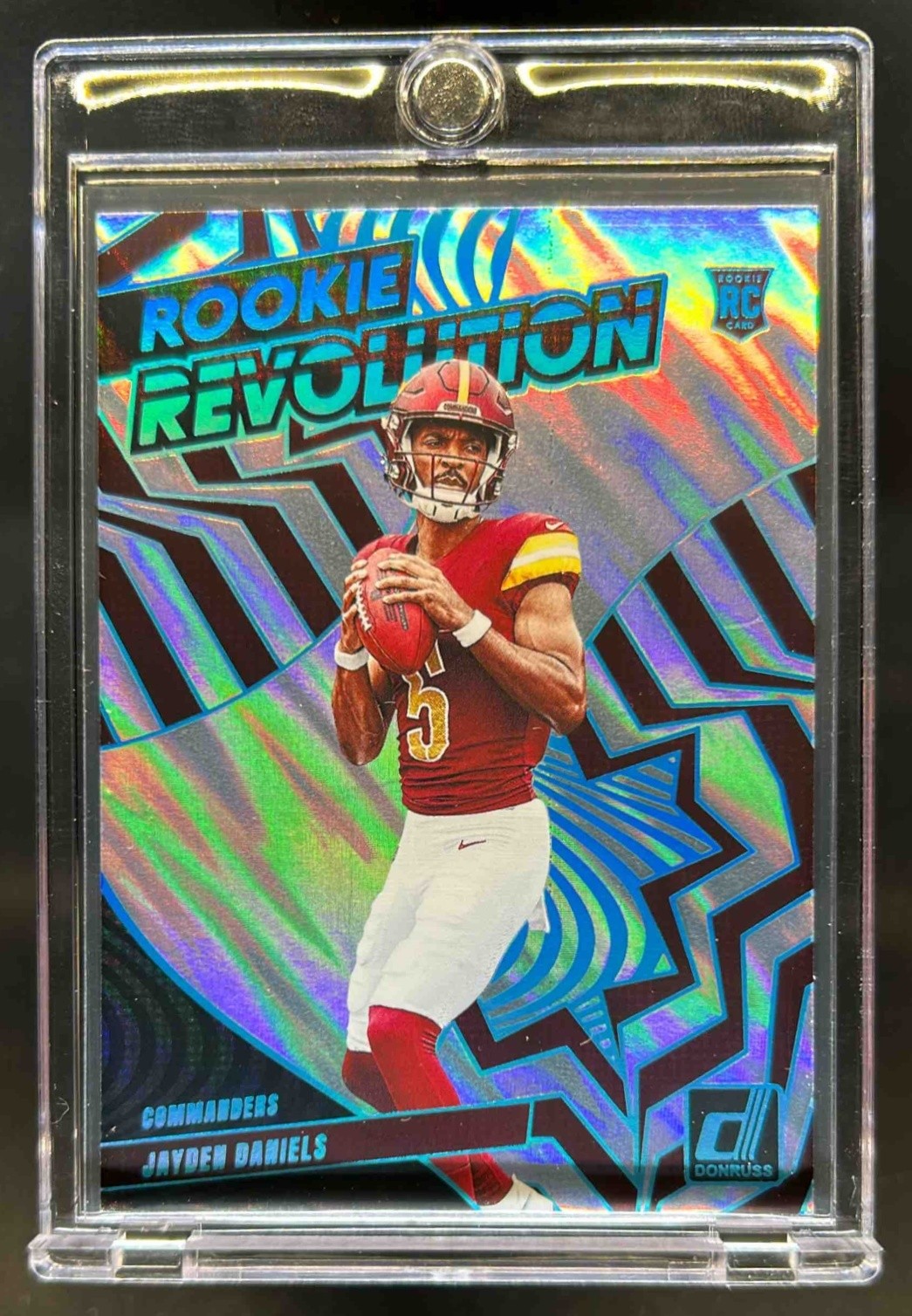 2024 Donruss Jayden Daniels Rookie Revolution RC Lava #2/10 Commanders