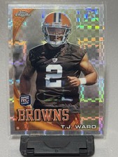 2010 Topps Chrome Xfractors #C149 T.J. Ward Cleveland Browns Rookie
