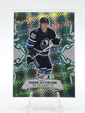 Fabian Zetterlund 2024-25 Upper Deck Ice Emerald Green Parallel Card #68