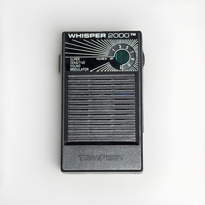Tempest Whisper 2000 WS-2000 Super Sensitive Sound Modulator   Black