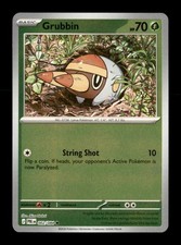 Grubbin 002/084 Common Pitch Black Pokemon Reverse Holo Near Mint