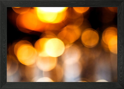Warm Abstract Lights Framed Wall Art Poster Canvas Print Picture