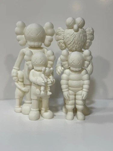 Tall Kaws Family 10 Inch tall Room, Decor, Art Figurine Statue Five Piece Set