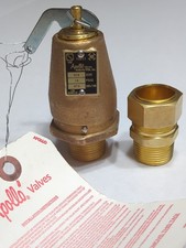 Apollo 13-211 Valve 3/4 inch, 15 psi, 475 lbs Bronze Body BKI PV0001 Safety Pop
