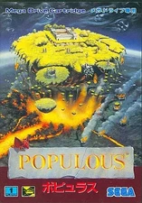 Populous Sega Mega Drive Japan Used