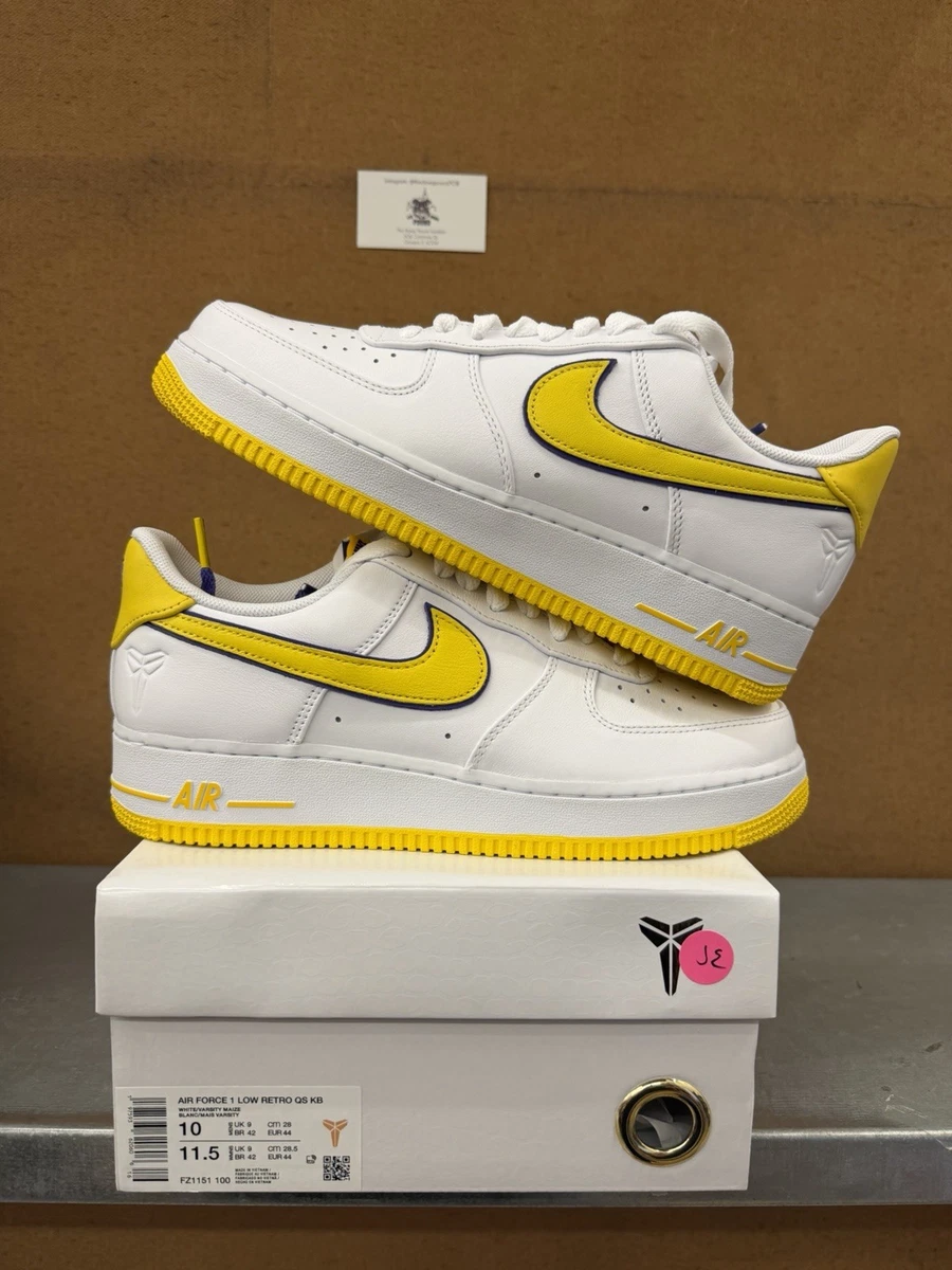 Nike Kobe Bryant x Air Force 1 Low Lakers Home | eBay