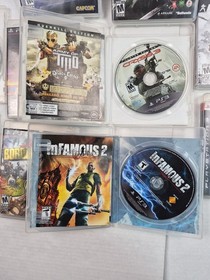 PS3 Video Game Lot Rated M One Rated Teen Borderlands 2 Mortal Kombat Capcom