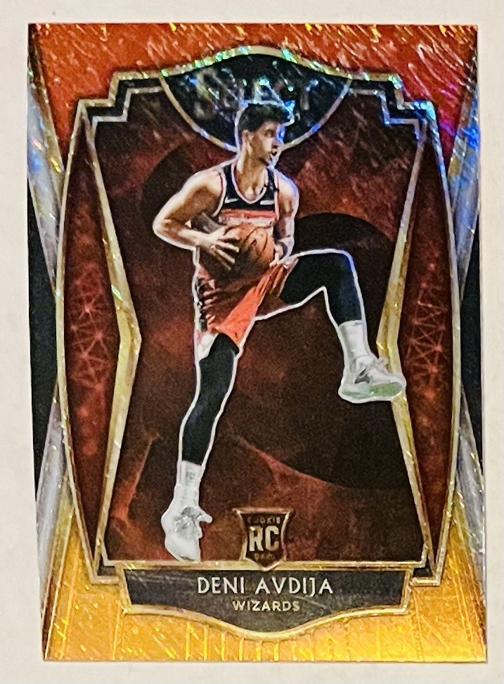 2020-21 Select Premiere Level Deni Avdija #180 Red White Orange Shimmer RC (H)