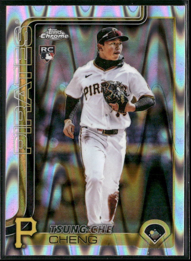 2025 Topps Update Chrome - Silver Raywave - Tsung-Che Cheng #USC74 (RC)