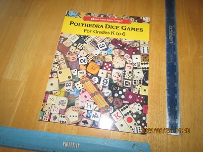 Polyhedra Dice Games, Grades K-6 by Ideal School Supply (1999, Trade Paperback)