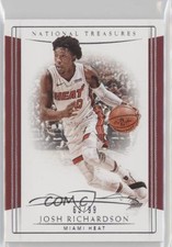 2018-19 Panini National Treasures 63/99 Josh Richardson #90 n1u