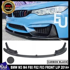 FRONT LIP SPLITTER FOR 4 SERIES BMW M3 M4 F80 F82 F83 SPOILER MP STYLE CARBON