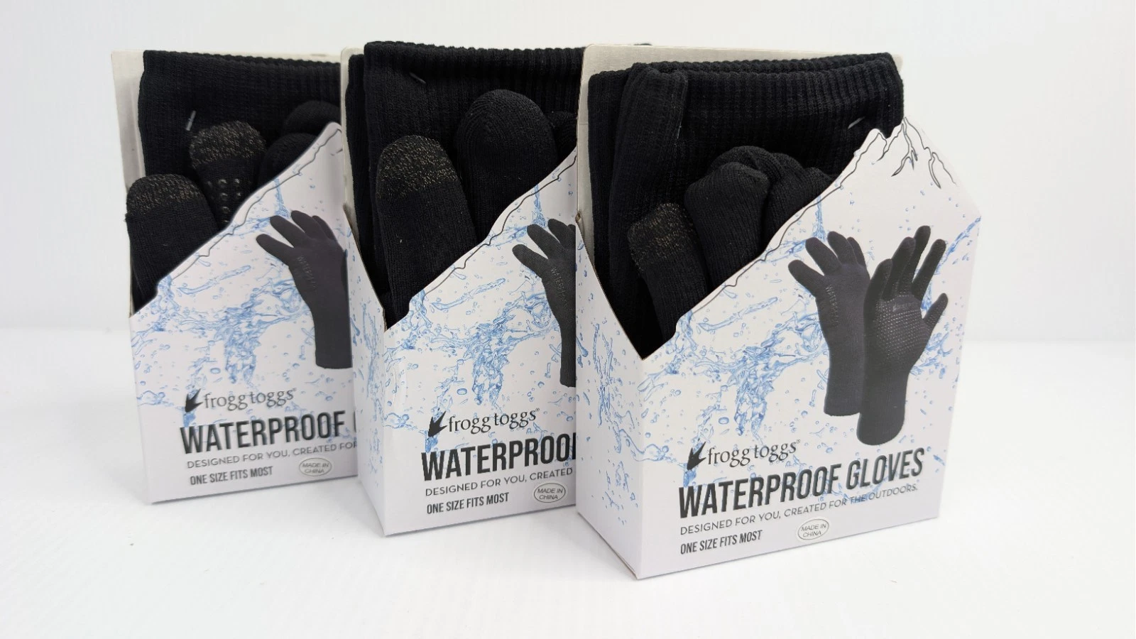 Lot of 3 Pairs Frogg Toggs Waterproof Gloves Black One Size New Fishing Outdoor
Opens in a new windo