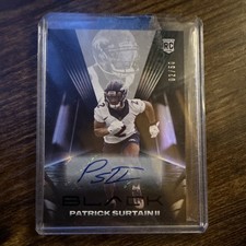 Panini 2021 Black Rookies Patrick Surtain II RC Auto #145 Silver /50 Broncos