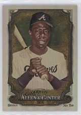 2024 Topps Allen & Ginter Hot Box Silver Portrait Hank Aaron #140 HOF 11cz