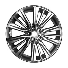 Wheel Silver Painted And Machined Aluminum 6000 Alloy T-6 310 Mpa Or 45000 Psi