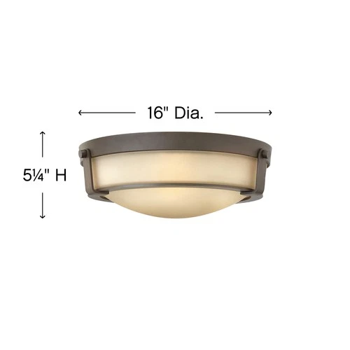 Hinkley Lighting 3225 Hathaway 3 Light 16"W Flush Mount Bowl - MultiColor - Picture 6 of 11
