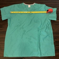 Standard Textile Softweave Green Turquoise Short Sleeve Scrub Top Xl