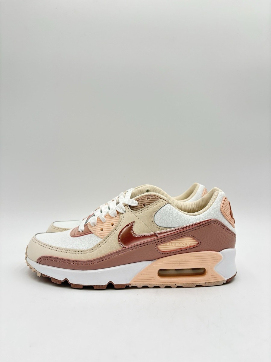 nike air max 90 white and rose gold