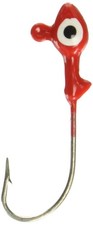 100 PCS Lures MSHP186100 Saltwater Jig Heads #6 Red 1/8 oz Fishing Tackle