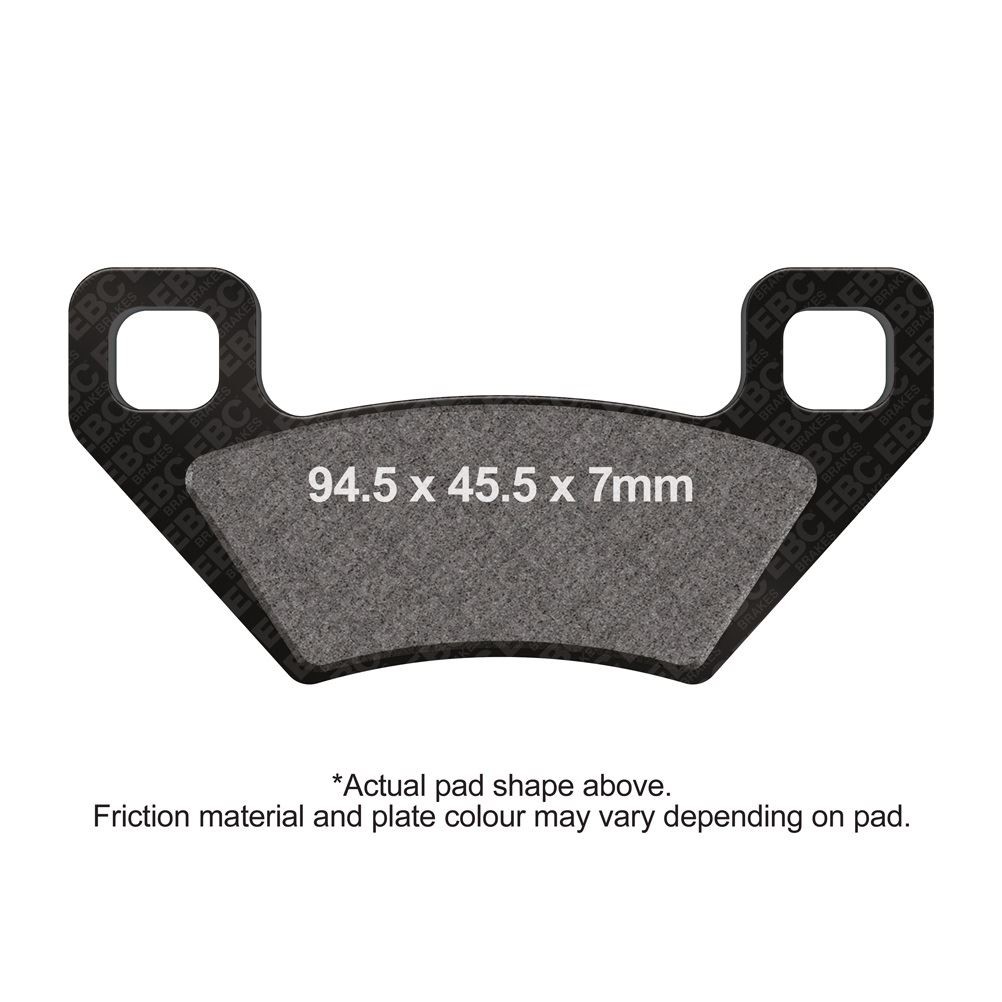EBC TT Brake Pads Front Left for Massey Ferguson MF 650 2 Cyl Auto 4WD 2005-2009