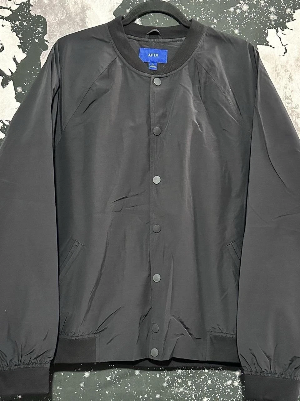 Apt. 9 Men’s Coach Bomber Style Windbreaker Jacket Size Large