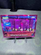  2025 Topps Chrome Sapphire SpongeBob SquarePants Bikini Bottom Airport Papa 1/1