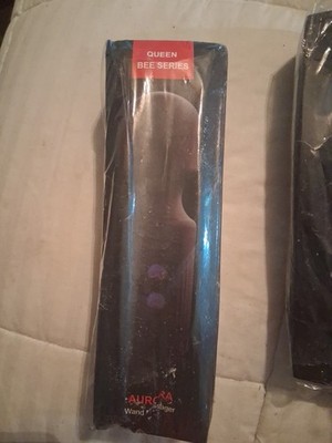 Massager For women Aurora Vibrating Pleasure  Rechargeable Black NEW Queen Bee