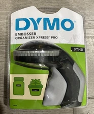 DYMO Embosser Label Maker Organizer Xpress Pro with 3 DYMO Label Tapes New