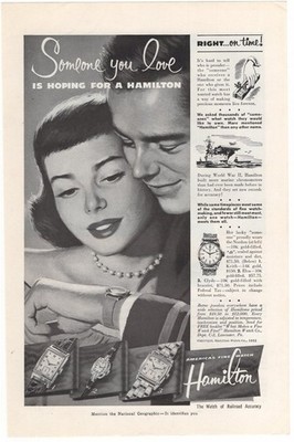 Hamilton Watch Thousands of Someones Want One 1951 Vintage Ad Hamilton