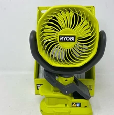 RYOBI ONE+ 18V 4 in (10 cm) Clamp Fan - Hyper Green - Tool Only (PCF02B/RCF18-0)