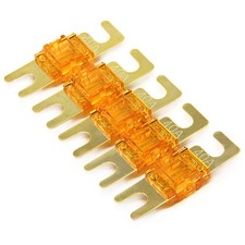 5 Pack MANL Fuse 40A Mini ANL 40Amp Gold Plated Audio Power Car Stereo