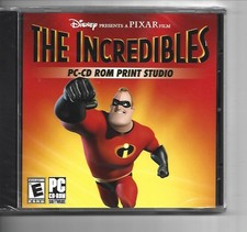 INCREDIBLES PRINT STUDIO PC CD ROM BRAND NEW WRAPPED DISNEY PIXAR