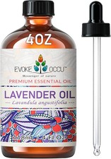 EVOKE OCCU Lavender Essential Oil 118ml, Pure Lavender Oil for Diffuser Skin Ca