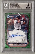 2026 Bowman - Kevin McGonigle Chrome Prospect Auto Green Grass /99 BGS 8/AUTO 10
