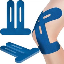 24Pcs Precut Kinesiology Tape for Knees Elastic Tape Knees Support Pain Relief