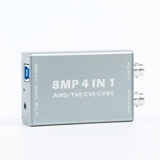 8MP AHD,TVI,CVI,CVBS to USB 2.0 Video Capture Card 1080P with Loop Out