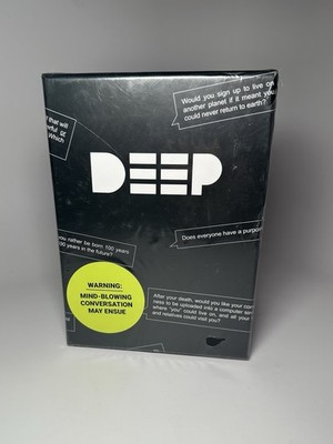 The Deep Conversation Card Game 420 Questions New In Box