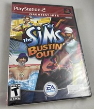 Sims Bustin' Out (Sony PlayStation 2, 2003) *NEW/SEALED* Greatest Hits
