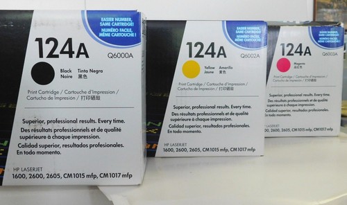 Wkład drukarki HP LaserJet 124A czarny, błękitny, żółty, purpurowy - Zdjęcie 2 z 12