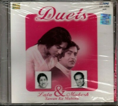 LATA MANGESHKAR & MUKESH - DUETS SAWAN KA MAHINA - BOLLYWOOD AUDIO CD. SAREGAMA.