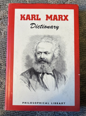 KARL MARX DICTIONARY - Morris Stockhammer 1965 HC/DJ