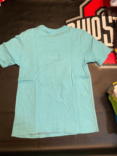Boys OshKosh Bgosh Awesome Surfer Dude Short Sleeve Tee Size 5 Blue - Picture 3 of 3
