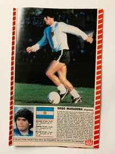166 DIEGO ARMANDO MARADONA NAPLES NAPOLI FOOTBALL CALCIATORI 1984-1985 EDIS