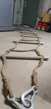 Hochwertige "Strickleiter" aus massivem Tauwerk & ALU ca. 6,0 Meter, neuwertig!