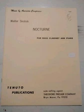 walter skolnik nocturne for bass clarinet and piano