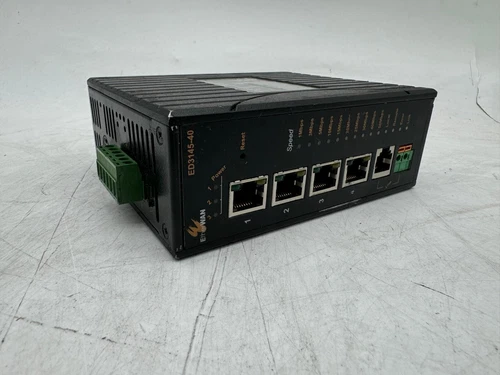 EtherWAN ED3145-40B Hardened 4-Port 10/100BASE-TX Ethernet Extender